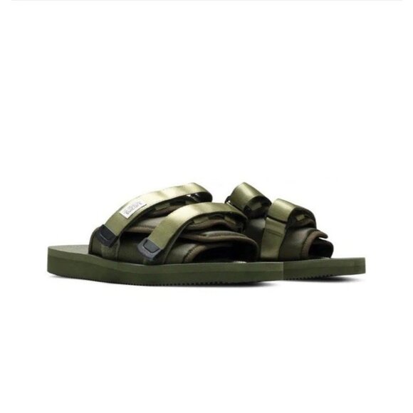 Suicoke Other - [OG-056CAB-OLV] Mens Suicoke MOTO-CAB SANDAL 'OLIVE' Slides Japan Modern Slip On